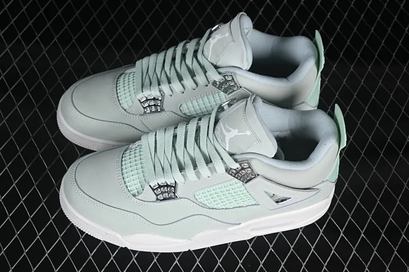 All categories Air Jordan Jordan series basketball shoes Air Jordan 4 Air Jordan 4 Retro "Abundance" AJ4 Joe 4 mint green HV0823-003